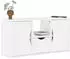 vidaXL TV-Schrank mit Schublade, Weiß, Massivholz Kiefer, 79x24x40cm (4103606)