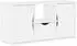 vidaXL TV-Schrank mit Schublade, Weiß, Massivholz Kiefer, 79x24x40cm (4103606)
