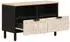 vidaXL TV-Schrank Weiß gewaschen Massivholz Mango 70x33,5x46cm (4017865)