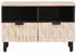 vidaXL TV-Schrank Weiß gewaschen Massivholz Mango 70x33,5x46cm (4017865)