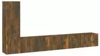 vidaXL 3-tlg. TV-Schrank-Set R&auml;uchereiche Holzwerkstoff