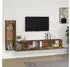 vidaXL TV-Schrank-Set 3-tlg. Räuchereiche Holzwerkstoff (3114323)