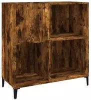 Plattenschrank R&auml;uchereiche 84,5x38x89 Cm Holzwerkstoff - Vidaxl