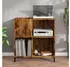 vidaXL Plattenschrank Räuchereiche 84,5x38x89cm Holzwerkstoff (832002)