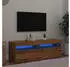 vidaXL TV-Schrank mit LED-Beleuchtung Holzwerkstoff Artisan-Eiche (856306)
