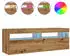 vidaXL TV-Schrank mit LED-Beleuchtung Holzwerkstoff Artisan-Eiche (856306)