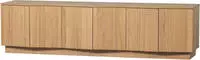 WOOOD Lowboard "WOOOD ZUMA TV-M&Ouml;BEL" Zuma TV-Kommode Eiche bietet Stil,...