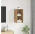 vidaXL TV-Schrankset Artisan-Eiche 37x37x72cm Holzwerkstoff