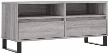 vidaXL TV-Schrank Grau Sonoma 100x34,5x44,5cm Holzwerkstoff (831250)