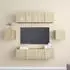 vidaXL TV-Schrank-Set 6-tlg. Sonoma-Eiche Holzwerkstoff (3078997)