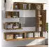 vidaXL TV-Schrank-Set 7-tlg. Räuchereiche Holzwerkstoff (3114563)