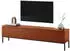 Selsey Bemmi TV-Lowboard 175cm Ziegelrot mit Metallbeinen