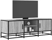 vidaXL TV-Schrank Grau Sonoma 120x35x41 cm Holzwerkstoff und Metall