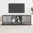 vidaXL TV-Schrank Grau Sonoma 120x35x41cm Holzwerkstoff und Metall (848842)