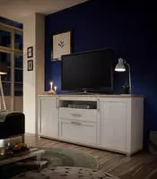 HBZ Lowboard "Romance Landhaustil, TV M&ouml;bel bis 65 Zoll, BxHxT 190x82x44 cm" 1 Stk.