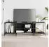 vidaXL TV-Schrank Schwarz 153x37x50cm Holzwerkstoff (837602)
