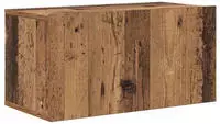 vidaXL TV-Schrankset Wandmontiert Braun 60 x 30 x 30 cm Holzwerkstoff