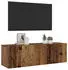 vidaXL TV-Wandschrank Altholz-Optik 100x30x30cm Holzwerkstoff (856018)