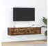 vidaXL TV-Schrank 2er-Set Räuchereiche 60x31x25,5cm Holzwerkstoff (861499)