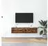 vidaXL TV-Schrank 2er-Set Räuchereiche 60x31x25,5cm Holzwerkstoff (861499)