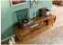 Massivmoebel24 Mailand TV-Board Sheesham 173x40x48cm hellbraun lackiert (09-313-875-0126)
