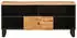 vidaXL TV-Schrank mit Schublade Braun 100x33x46cm Massivholz Mango (4018312)