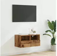 vidaXL TV-Wandschrank Altholz 60 x 30 x 30 cm Holzwerkstoff