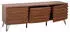 MCW TV-Rack M49 3D-Design MDF 142x52x44cm Walnuss-Optik (93428)