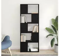 vidaXL TV-Schrankset Schwarz 60 x 24 x 156 cm Holzwerkstoff