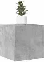 vidaXL TV-Wandschr&auml;nke 2 Stk. Betongrau 30,5x30x30 cm