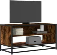 vidaXL TV-Schrank R&auml;uchereiche 91x40x46 cm Holzwerkstoff und Metall