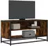 vidaXL TV-Schrank Räuchereiche 91x40x46cm Holzwerkstoff & Metall (848886)