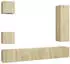 vidaXL TV-Schrank-Set 5-tlg. Sonoma-Eiche Holzwerkstoff (3079012)