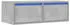 vidaXL TV-Schrank mit LED-Leuchten Betongrau 75x35,5x25cm (860232)