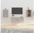 vidaXL TV-Wandschränke 2 Stk. Betongrau 40x34,5x60cm (816665)