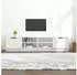 vidaXL TV-Schrank 2er-Set Hochglanz-Weiß 80x35x36,5cm Holzwerkstoff (811479)