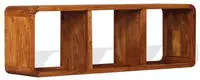 vidaXL TV-Schrank Massivholz mit Honigfarbenem Finish 120x30x40 cm