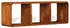 vidaXL TV-Schrank Massivholz Honigfarbenes Finish 120x30x40cm (244680)