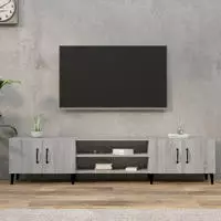 Vidaxl Tv Cabinet Grey Sonoma 180x31,5x40 Cm Engineered Wood