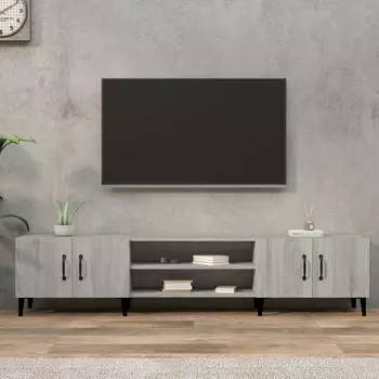 vidaXL TV-Schrank Holzwerkstoff Sonoma-Eiche Grau 180x31,5x40cm (816270)