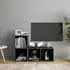 vidaXL TV-Schrank 2er-Set Holzwerkstoff Hochglanz-Grau 72x35x36,5cm (3079951)