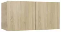 vidaXL TV-H&auml;ngeschrank Sonoma-Eiche 60x30x30 cm