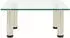 vidaXL TV-Ständer Transparent 40x35x17cm Hartglas (322760)