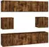 vidaXL TV-Schrank-Set 8-tlg. Räuchereiche Holzwerkstoff (3188675)