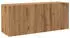 vidaXL Wand-TV-Schrank Artisan Eiche 100x30x41cm (857671)