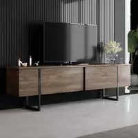 Cotecosy - Tv-m&ouml;bel 2 Klappt&uuml;ren B180 Cm - Luxe
