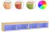 vidaXL TV-Schrank mit LED-Leuchten Sonoma-Eiche 100x30x30cm, 2er-Set (837160)