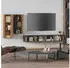 vidaXL TV-Schrank-Set 4-tlg. Räuchereiche Holzwerkstoff (3114635)