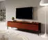 Selsey Bemmi TV-Lowboard 150cm Ziegelrot mit Metallbeinen