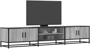 vidaXL TV-Schrank Grau Sonoma 210x35x41cm Holzwerkstoff (3300783)